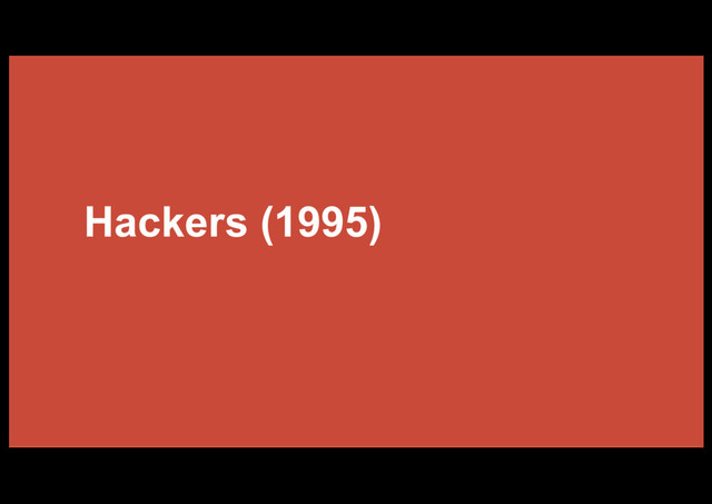 Hackers (1995)
