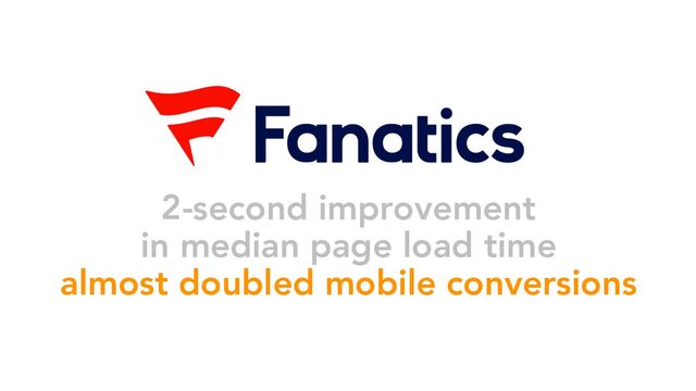 2-second improvement
in median page load time
almost doubled mobile conversions
