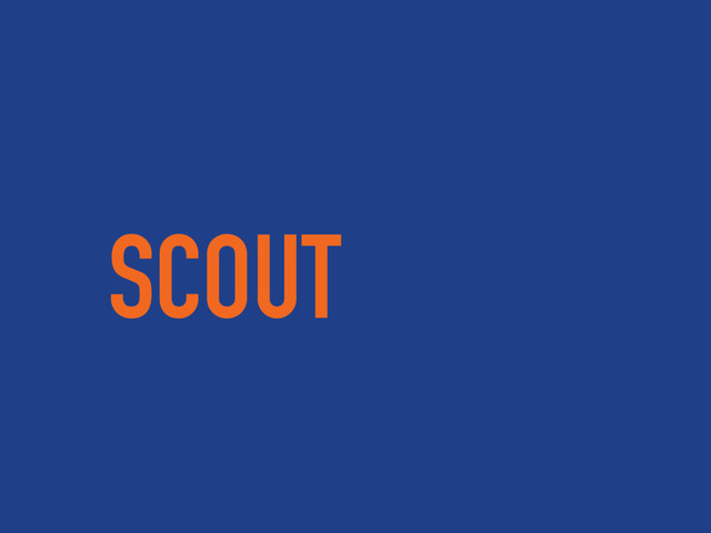 SCOUT
