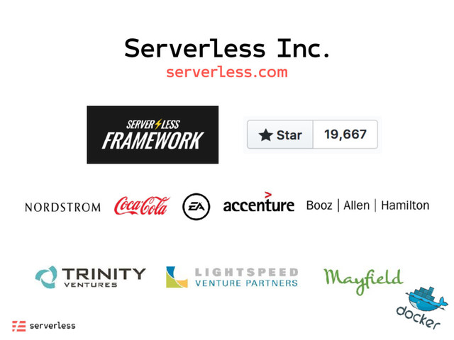 Serverless Inc.
serverless.com
