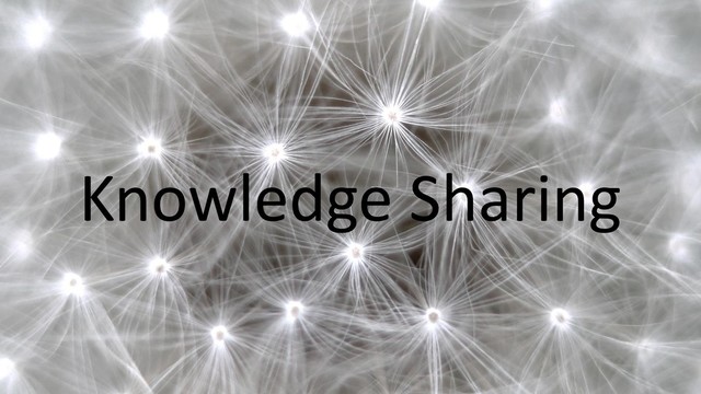 Knowledge Sharing
