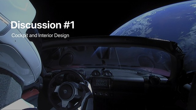 Discussion #1
Cockpit and Interior Design
