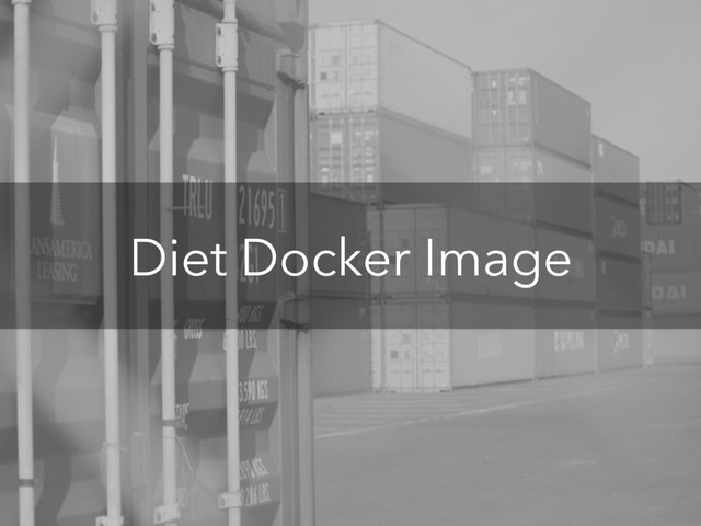 Diet Docker Image
