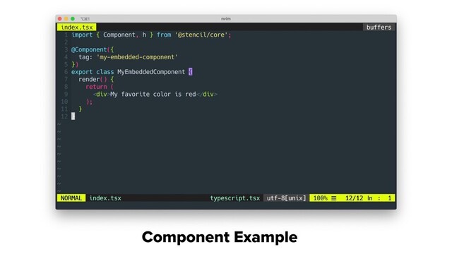 Component Example
