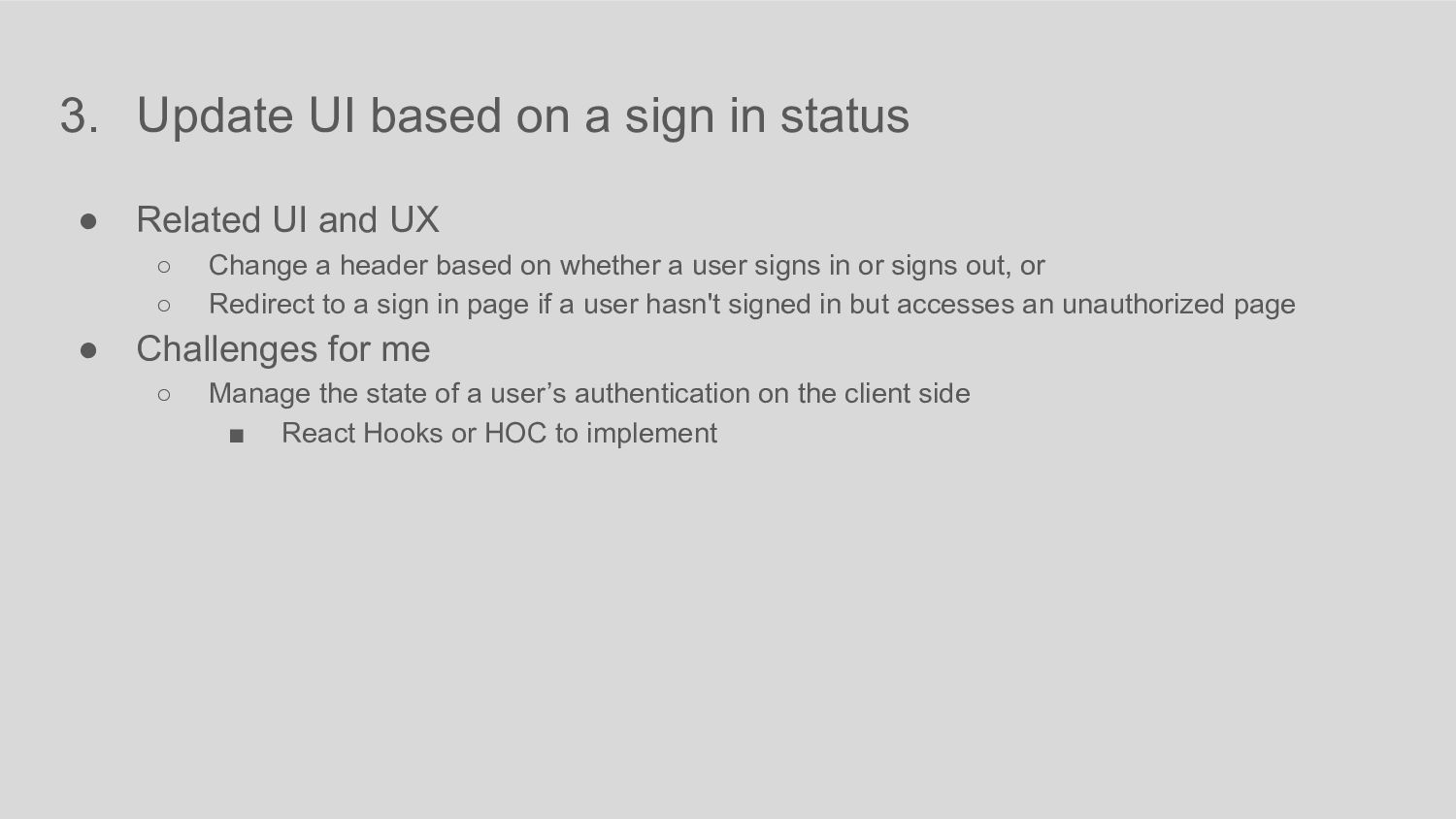 Google Sign in with Firebase in React 101 - Speaker Deck