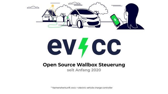 Open Source Wallbox Steuerung


seit Anfang 2020
* Namensherkunft: evcc = electric vehicle charge controller
