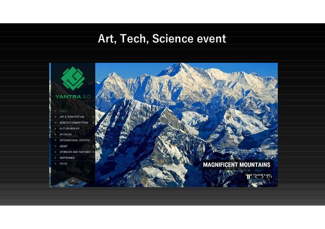 Art, Tech, Science event
