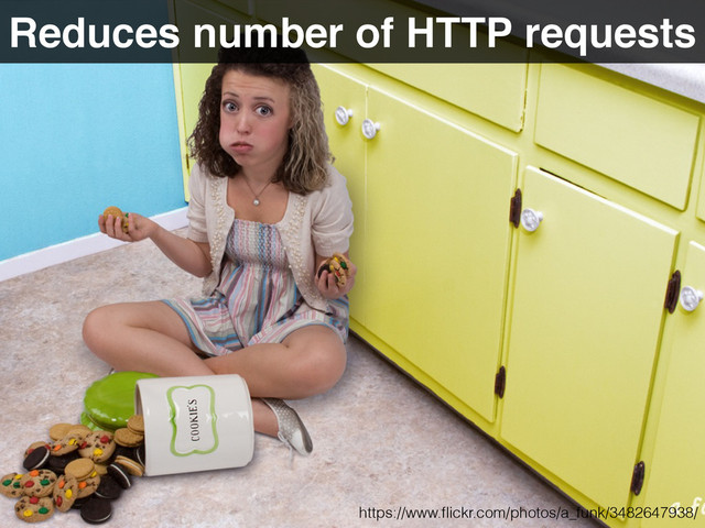 https://www.ﬂickr.com/photos/a_funk/3482647938/
Reduces number of HTTP requests
