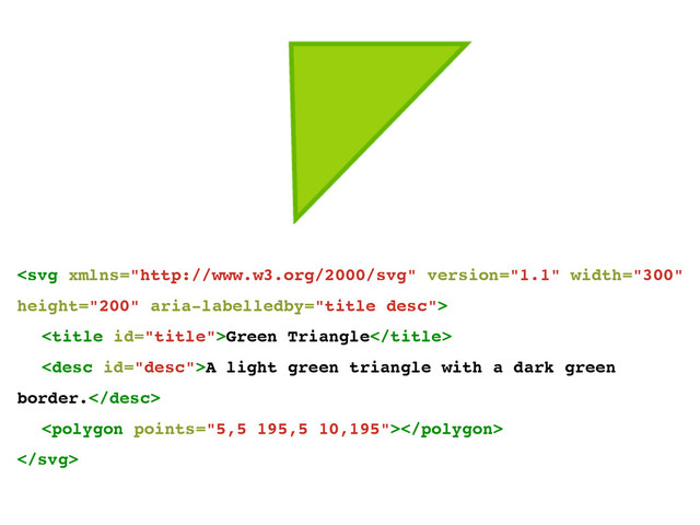 !
! Green Triangle!
! A light green triangle with a dark green
border.!
! !
!

