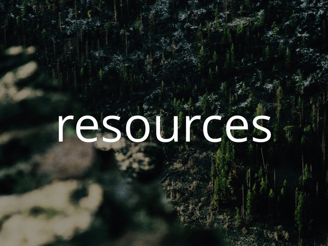 resources
