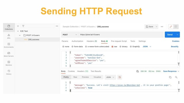 Sending HTTP Request
