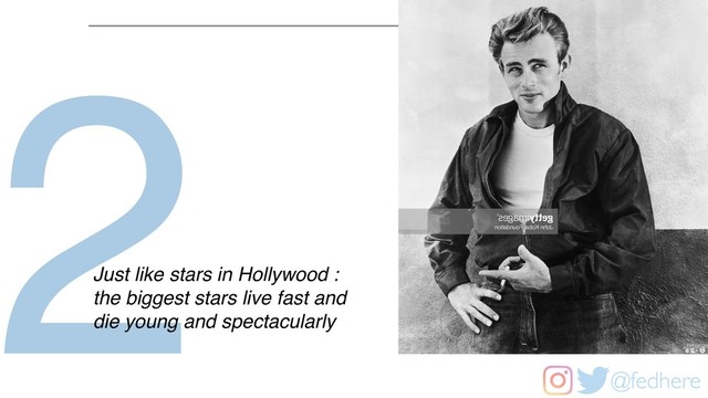 @fedhere
2
Just like stars in Hollywood :
the biggest stars live fast and
die young and spectacularly
