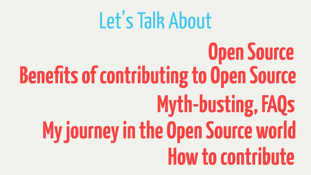 Getting Started With Open Source - Speaker Deck