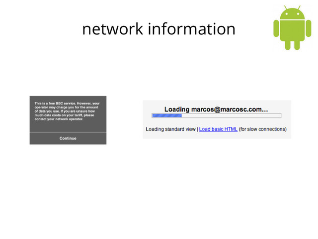 network information

