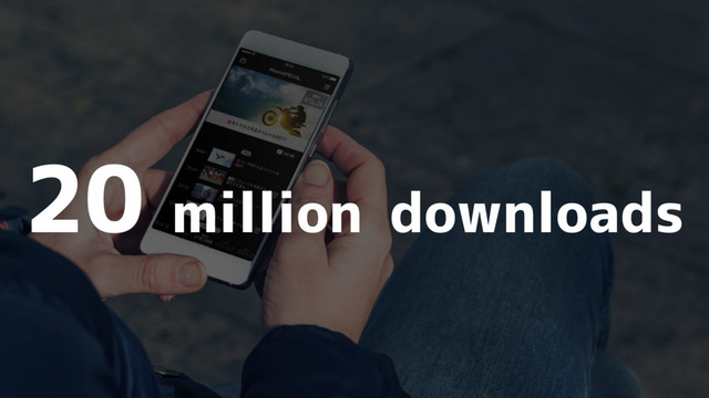 20 million downloads
