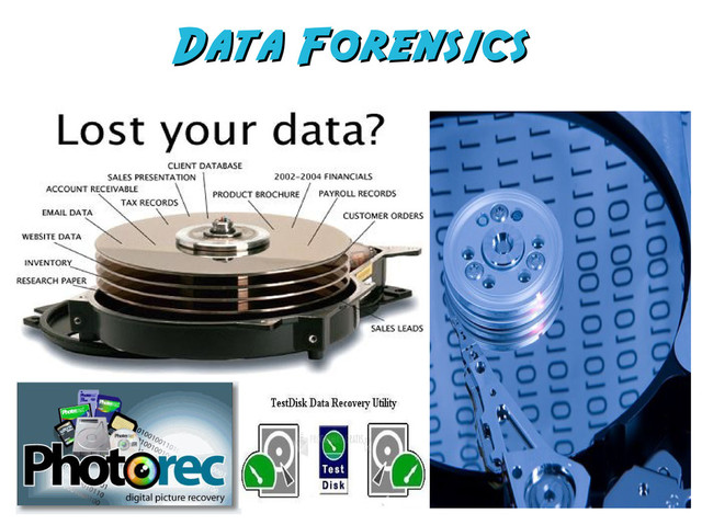 Data Forensics
Data Forensics
