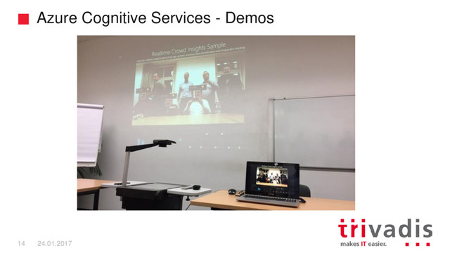 Azure Cognitive Services - Demos
14 24.01.2017
