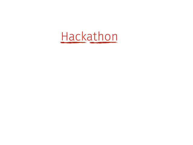 Hackathon
