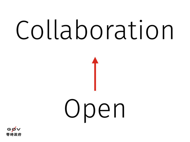 Open
Collaboration
